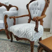 دوسرویس مبل ۹نفره(بدلیل تغییرشغل زیرقیمت|مبلمان خانگی و میز عسلی|اصفهان, شفق|دیوار