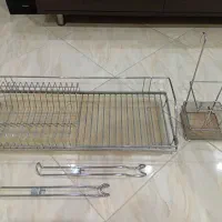 آبچکون آویز  کنار سینک و جا قاشقی|آب‌چکان و نظم‌دهنده ظروف|تهران, سلسبیل شمالی|دیوار