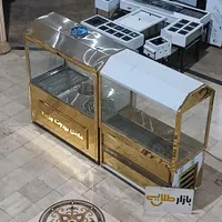 میز کار طرح تاپینگ همراه سینک فست فود فر ساندویچی
