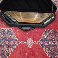 ساز سنتور علیزاده دومهر همراه با میزش|سازهای سنتی|کرج, شهرک نهال و بذر|دیوار