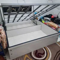 تخت دو نفره تمام mdf جک دار