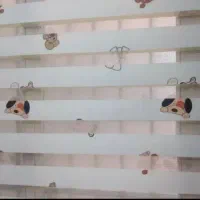 پرده زبرا و گهواره کودک