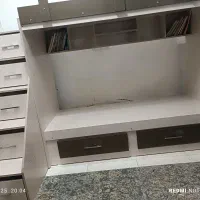 تختخواب mdf  دو طبقه در حد نو|تخت و سرویس خواب|خواف, |دیوار
