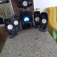 اسپیکر درجه یک بیس دار همراه ساب و۵ عدد باند