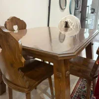 میز نهار خوری ۴ نفره چوب