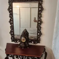 آینه شمعدان برنجی