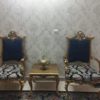 مبل استیل ۷ نفره به همراه جلو مبلی و عسلی|مبلمان خانگی و میز عسلی|تهران, شهرک صادقیه|دیوار