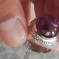 فروش انگشتر یاقوت الکساندر نقره ۹۲۵ رکاب دست ساز|جواهرات|میاندوآب, |دیوار