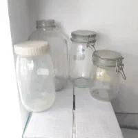 بانکه های شیشه ای خارجی و ایرانی|ظروف نگهدارنده، پلاستیکی، یکبارمصرف|مشهد, گلبرگ شمالی|دیوار