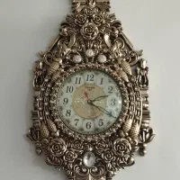 ساعت دیواری طرح برنز|ساعت دیواری و تزئینی|پارسآباد, |دیوار