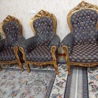 شش عدد مبل تک نفره مناسب مغازه .باغ خیلی محکم