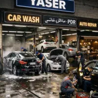 باریستا خانم در کافه کارواش