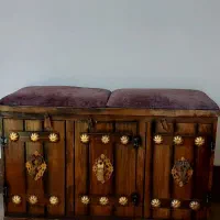 جاکفشی و ۲عدد صندلی چرم درحدنو