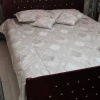 تخت خواب دو نفره ۴کشوی بزرگ زیر تخت خوشخواب طبی نو