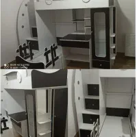 تخت و کمد دو طبقه