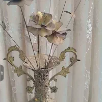 گلدان برنجی|مجسمه، تندیس، ماکت|باوی, |دیوار