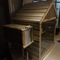 تولیدی قفس های متنوع مدرن چوبی حیوانات پت شاپ