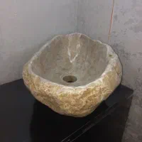 روشویی سنگ طبیعی