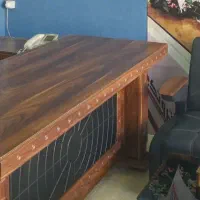 میز اداری با مبل خلبانی|مبلمان اداری|کاشان, باغ ماجد|دیوار