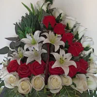 سبد گل مصنوعی بزرگ|گل مصنوعی|پرند, فاز ۶|دیوار