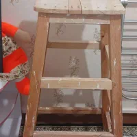 چهارپایه چوبی