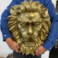 میز مجسمه جلوی  مبل برنز قدیمی ۱۱۰ سانتی برنزی