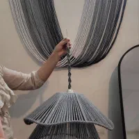 محصولات مکرومه و آباژور و لوستر و ..‌.