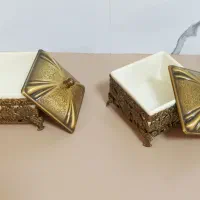 سرویس پذیرایی ۵پارچه آنتیک|ظروف سرو و پذیرایی|گرگان, |دیوار