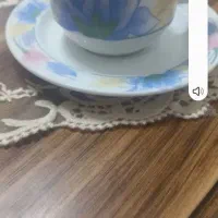 فنجون قدیمی معاوضه با ظرف گل سرخی