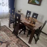 میز غذاخوری 6نفره با 5صندلی