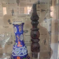 قلیان چوبی کهور عتیقه طعم دوسیب سالم و آنتیک