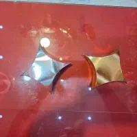 جعبه طرح ستاره،رنگ طلایی و نقره ای