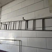 نردبان آهنی و چوبی تسمه دار و محافظ دار|ابزارآلات|زنجان, |دیوار