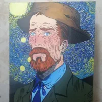 انواع سفارش بوم سفال طراحی چهره نقاشی دیواری و..