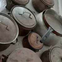 دیگ مسی دست دو و قدیمی|صنایع دستی و سایر لوازم تزئینی|یزد, |دیوار