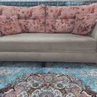 مبل ۷ نفره به همراه ۴ عدد عسلی|مبلمان خانگی و میز عسلی|سنقر, |دیوار