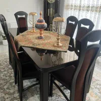 میز و صندلی نهار خوری چوبی ۸نفره