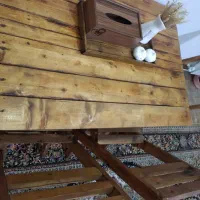 میزچوبی تاشو۴نفر|میز و صندلی غذاخوری|املش, |دیوار