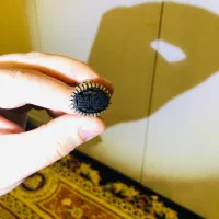 انگشتر عقیق مشکی