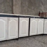 کابینت فلزی با سنگ