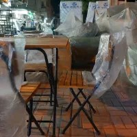 غذاخوری ۴نفره تاشو چوب روس|میز و صندلی غذاخوری|بوشهر, |دیوار