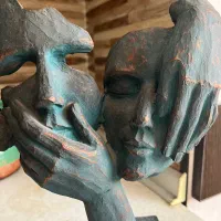 مجسمه سه رخ|مجسمه، تندیس، ماکت|هشتگرد, هشتگرد قدیم|دیوار