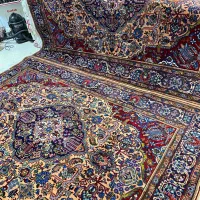 فرش ۶ متری جفت دستباف نقشه هندسی