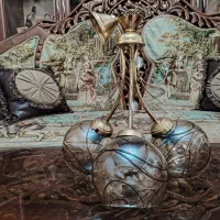 لوستر طلای 3شاخه