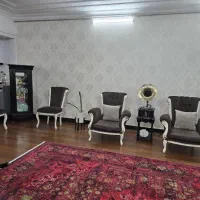 سرویس مبل ۹ نفره نیمه کلاسیک بسیار سالم و تمیز|مبلمان خانگی و میز عسلی|تربت جام, والفجر|دیوار