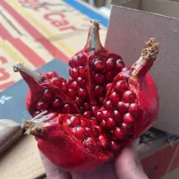 انار چهار قاچ دکوری شب یلدا ماکت طرح سنتی نوستالژی
