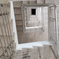 نرده راه پله استیل آلمنیوم استاتیک اصفهان و اطراف