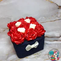 باکس گل سبد تریکو گل روبانی|گل مصنوعی|پردیس, فاز ۱۱|دیوار