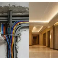 الکتریکی برقکاری و سیمکشی صفر تا صد ساختمان باغ