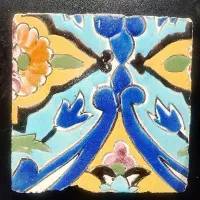 قطعه کاشی گلدسته حرم حضرت عباس